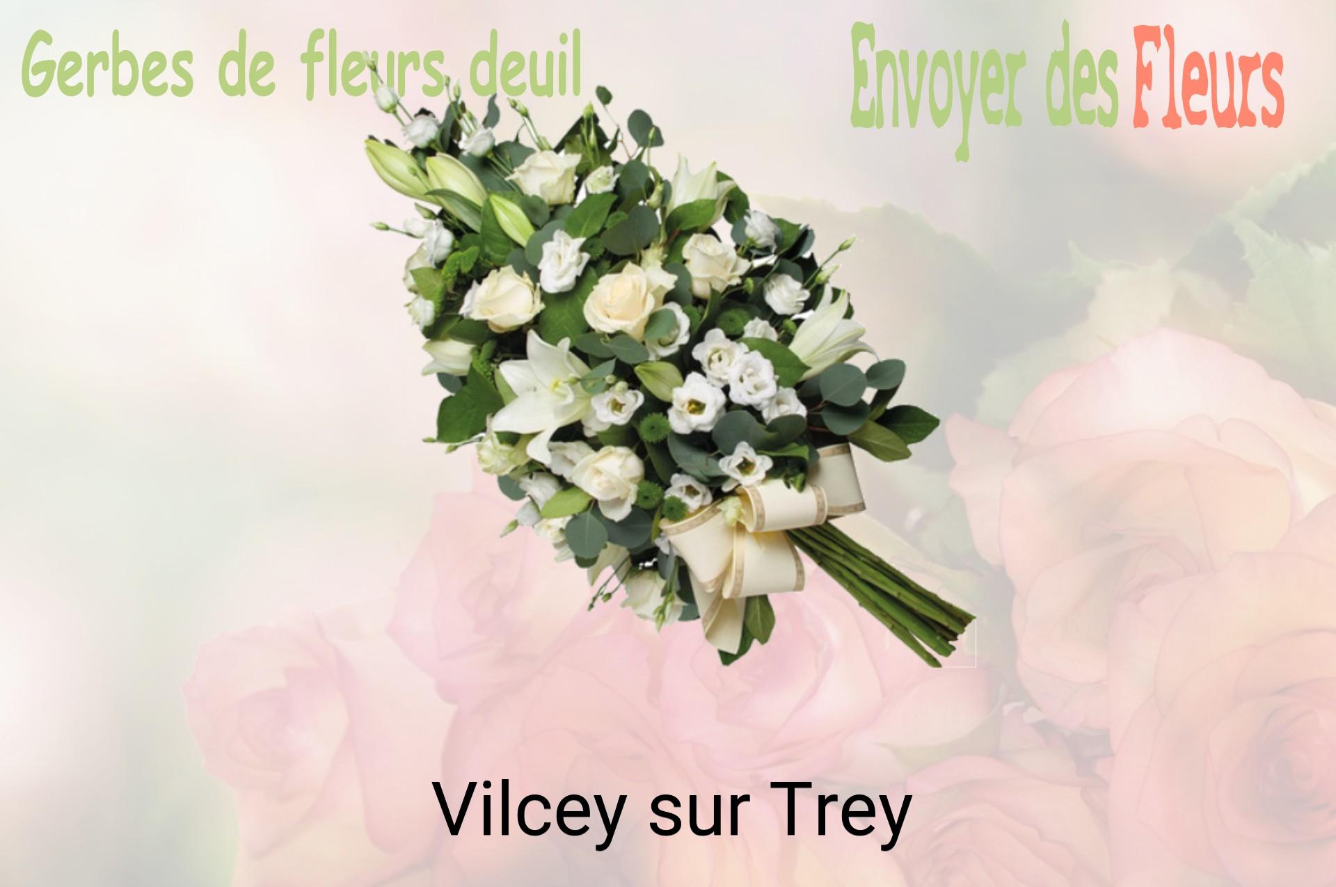 Gerbe de fleurs de deuil livrée à Vilcey-sur-Trey