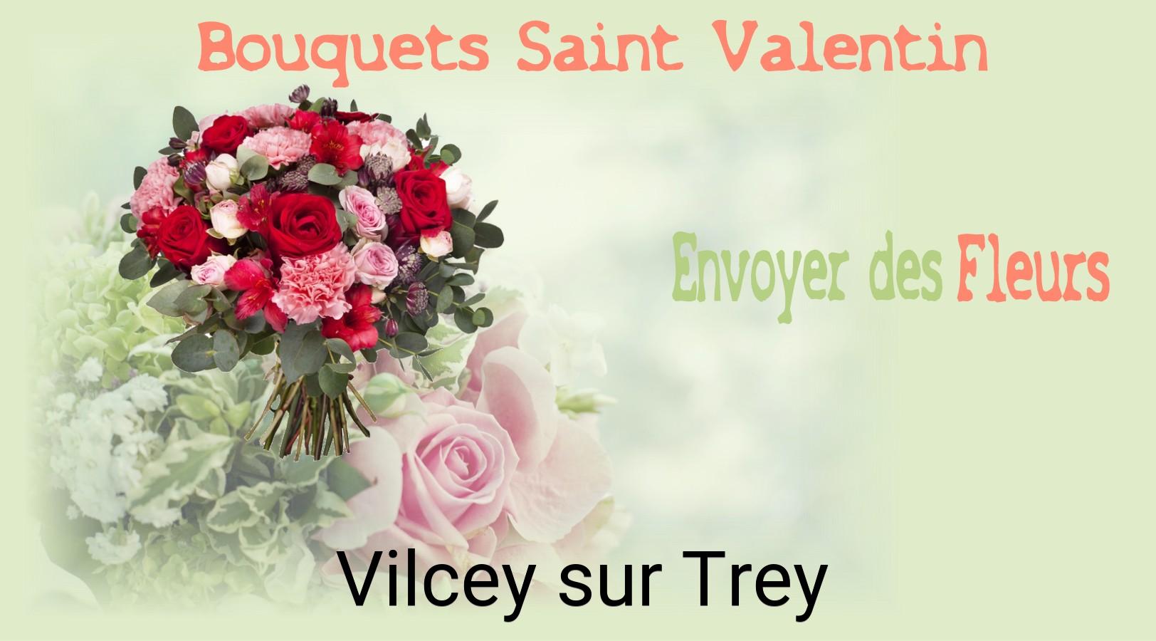 Roses de Saint-Valentin livrées à Vilcey-sur-Trey